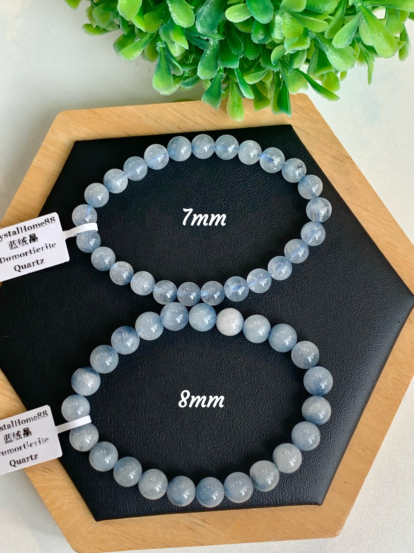 蓝绒晶 Blue Dumortierite Quartz