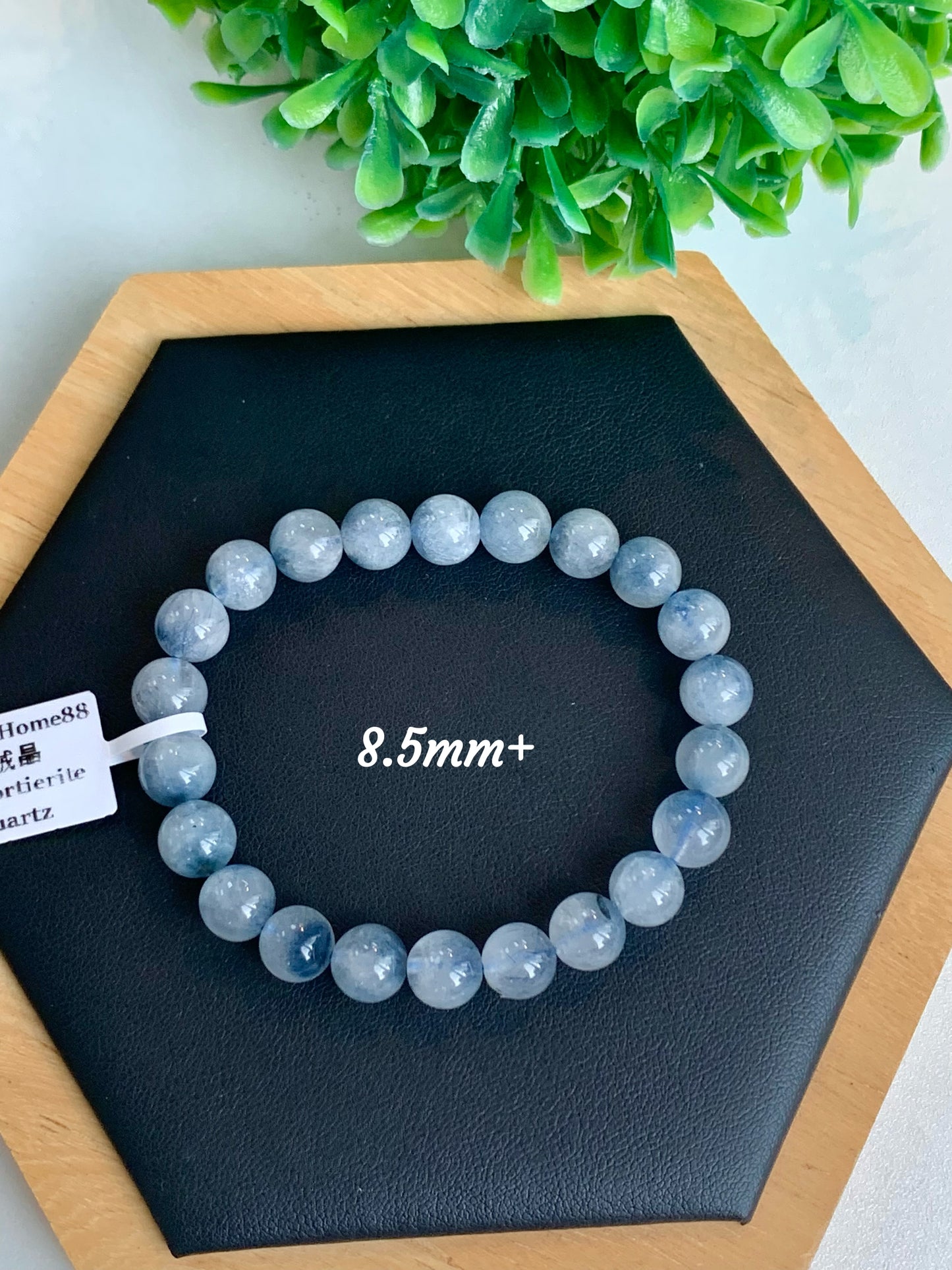 蓝绒晶 Blue Dumortierite Quartz