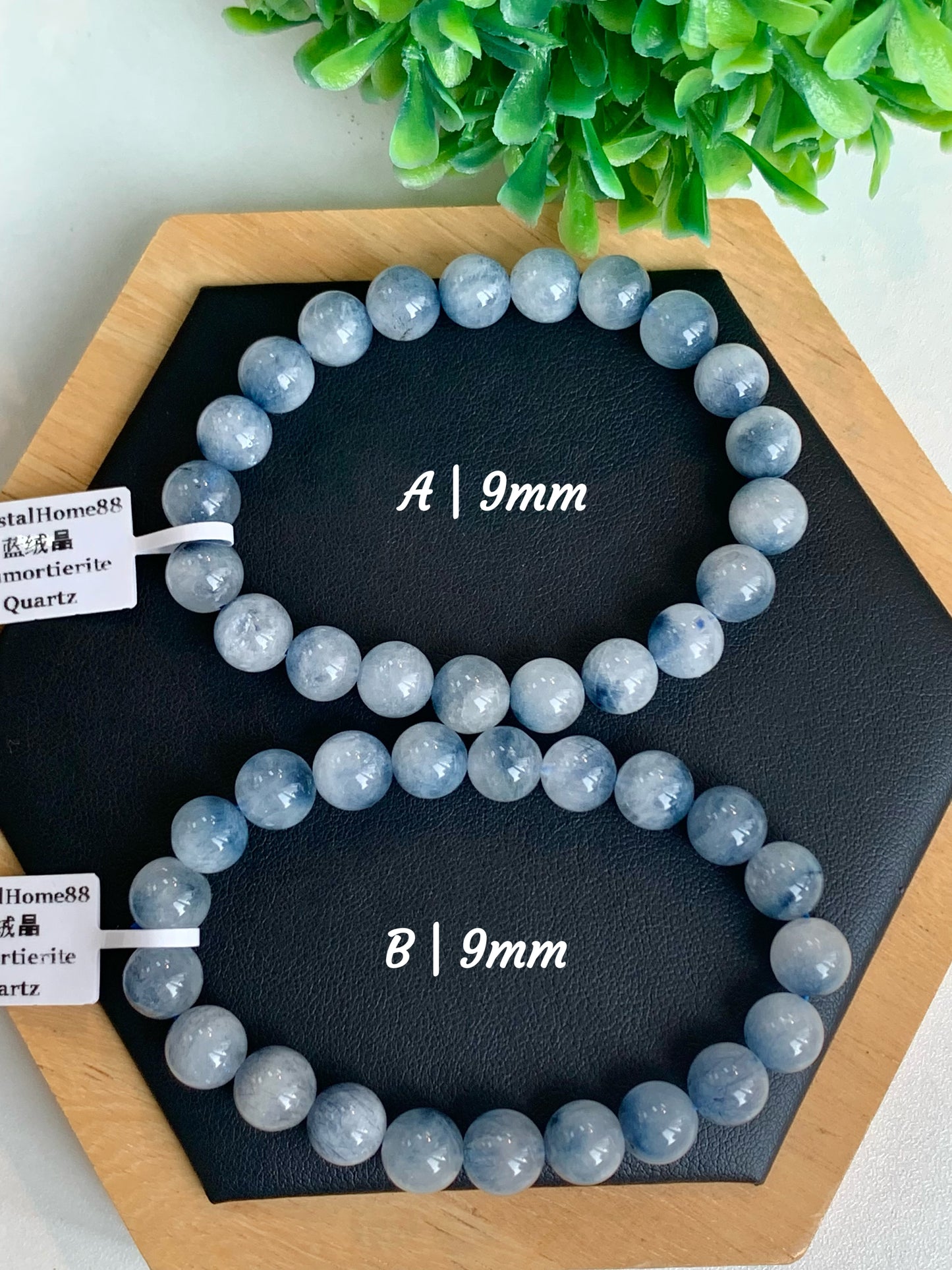 蓝绒晶 Blue Dumortierite Quartz