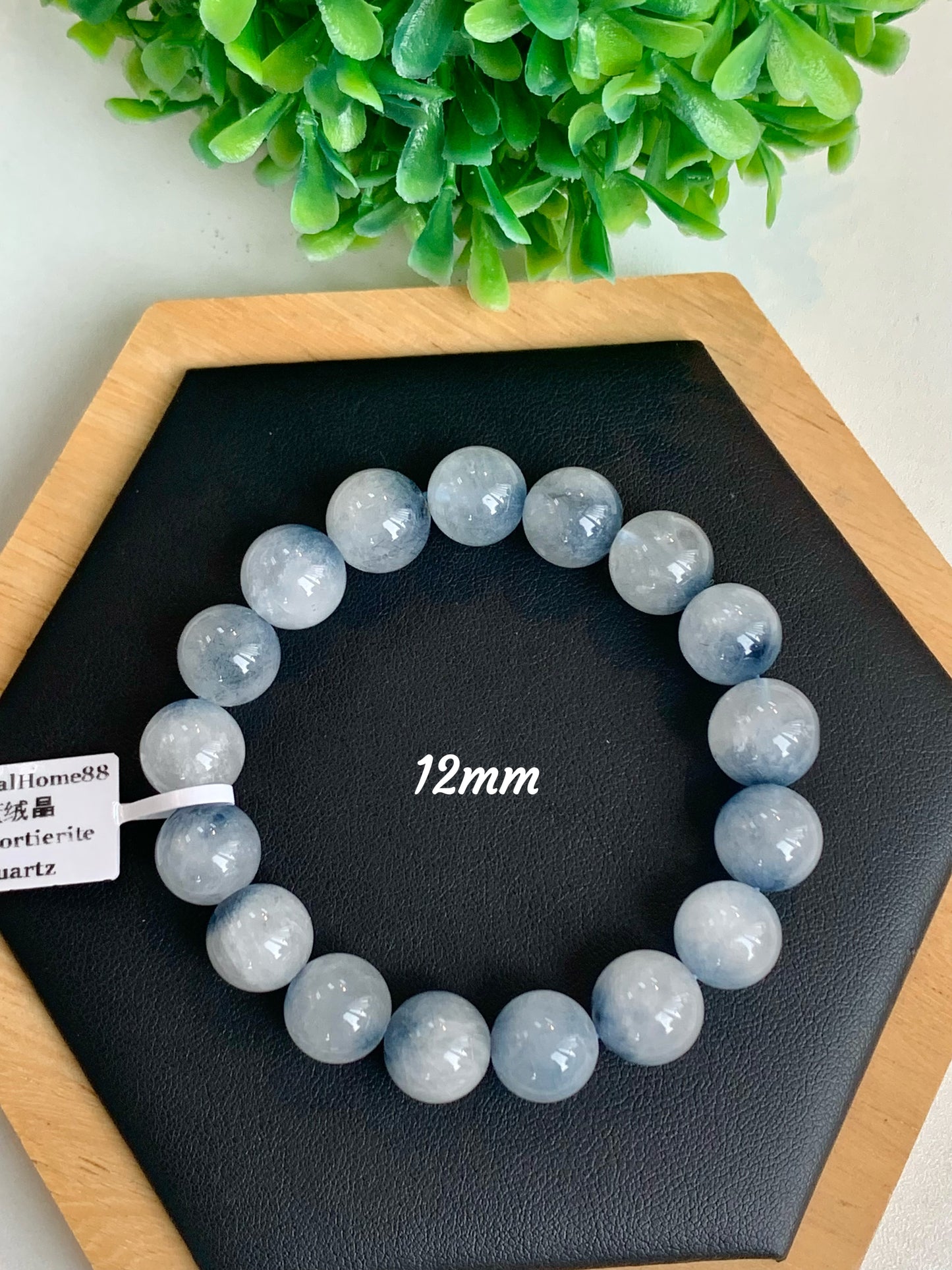 蓝绒晶 Blue Dumortierite Quartz