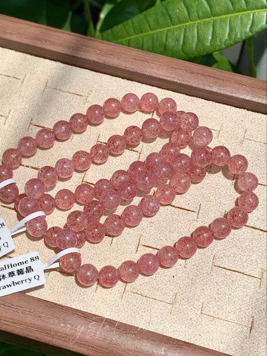 水体草莓晶 Strawberry Quartz（SQ45）